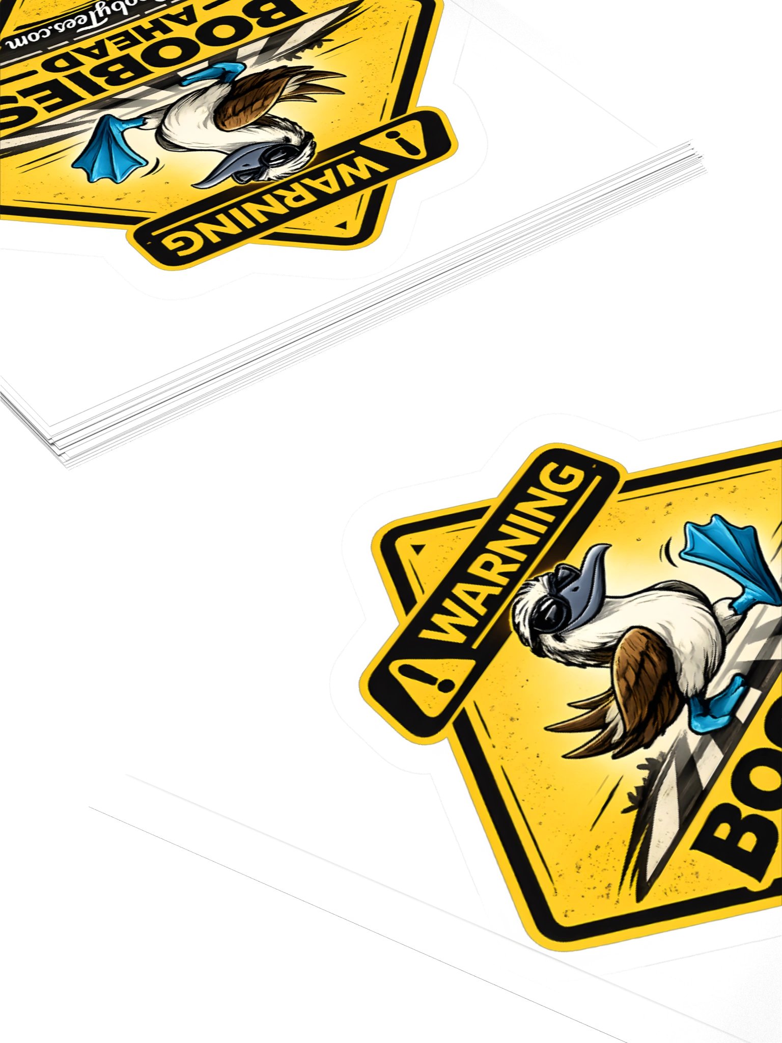 Warning: Boobies Ahead Sticker product image (10)