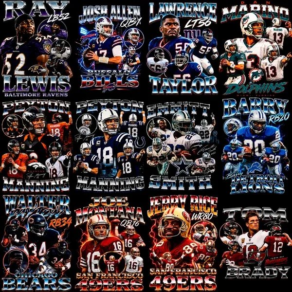 74 Football Designs for Dark Shirts product image (6)