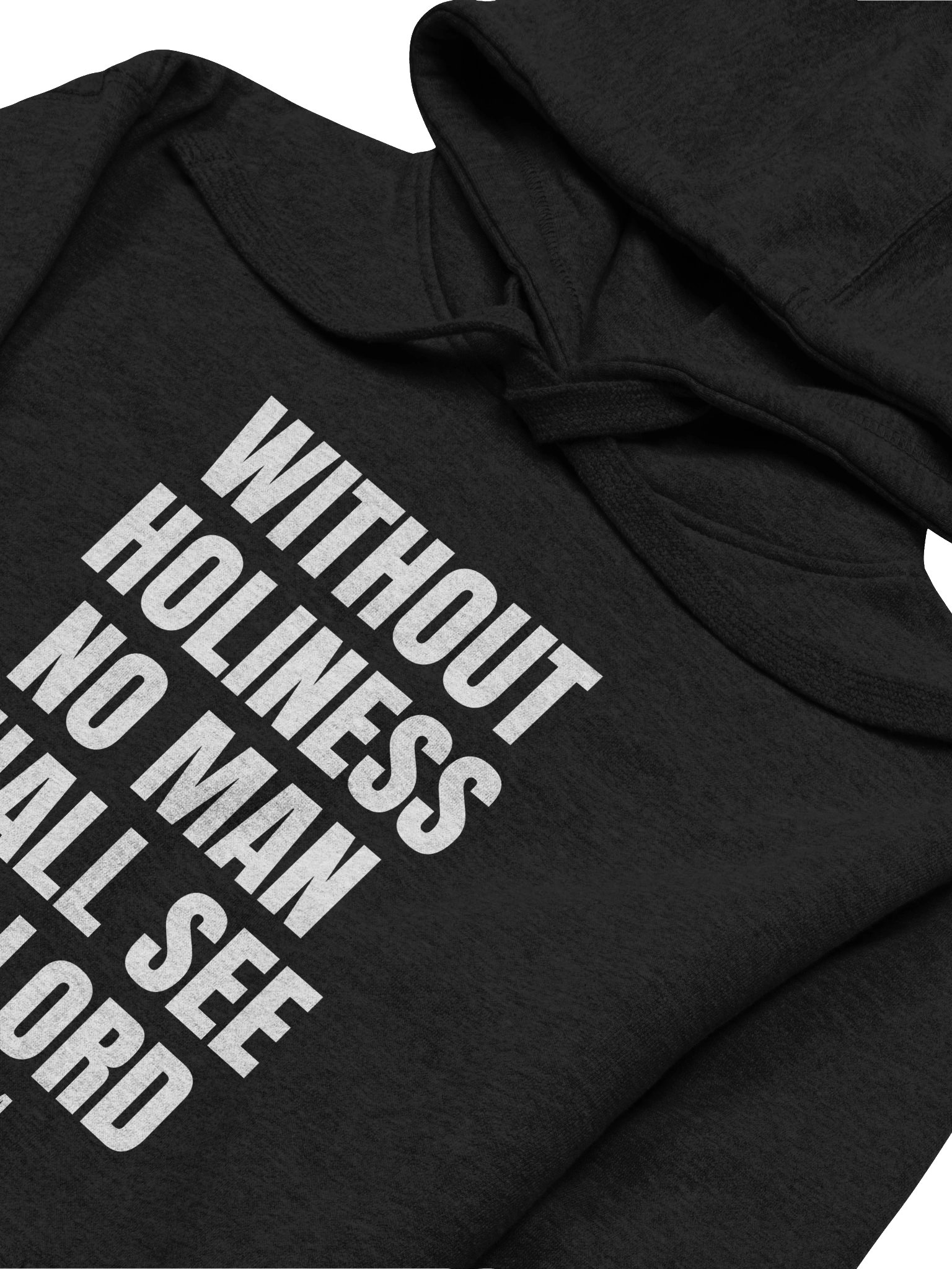 Without Holiness No Man Shall See The Lord Hebrews 12:14 Premium Hoodie product image (1)