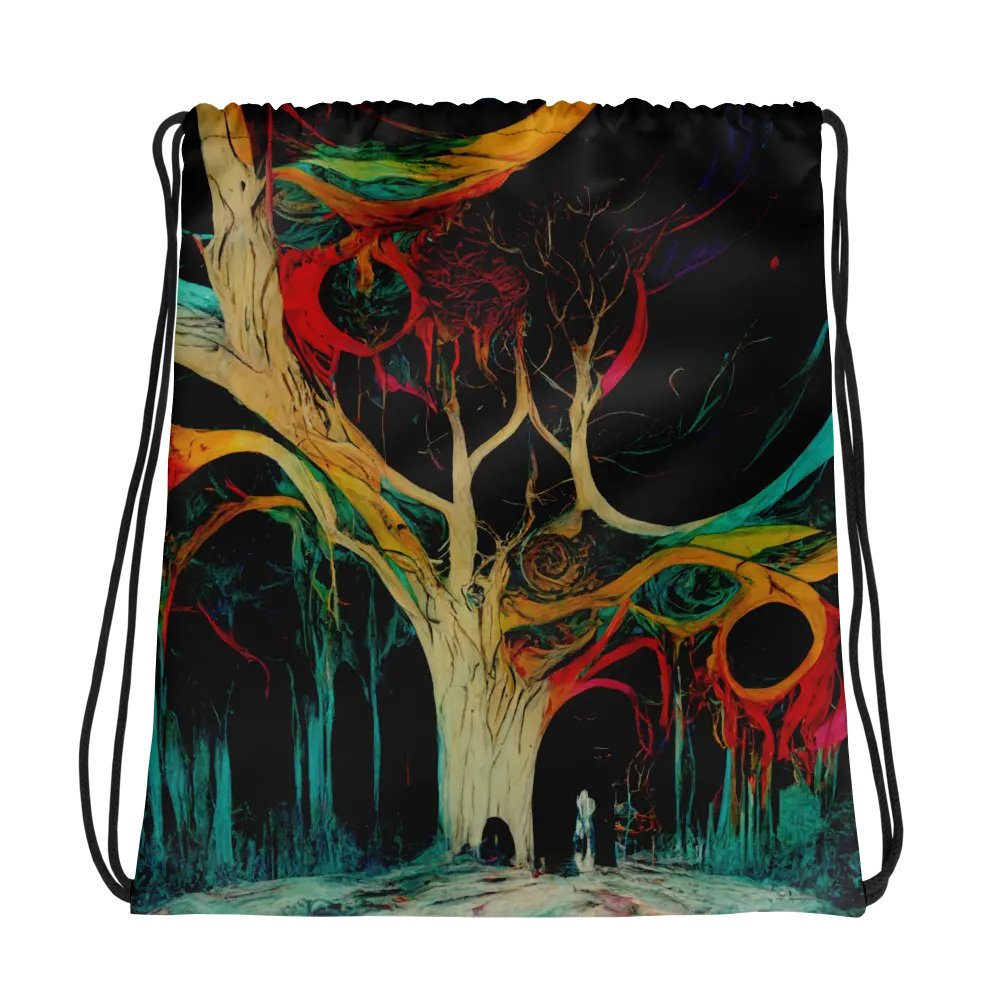Surreal Tree All-Over Drawstring Bag product image (1)