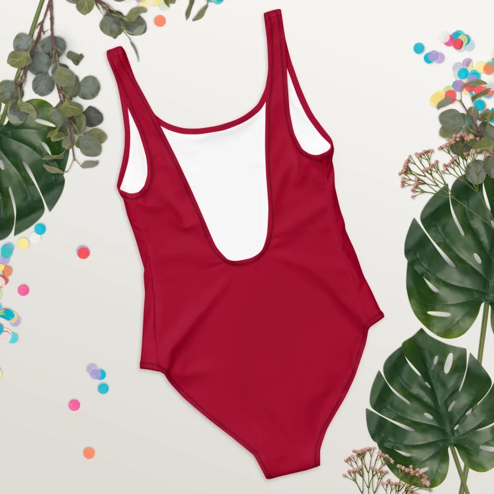 MSLA Red One-Piece Swimsuit product image (8)