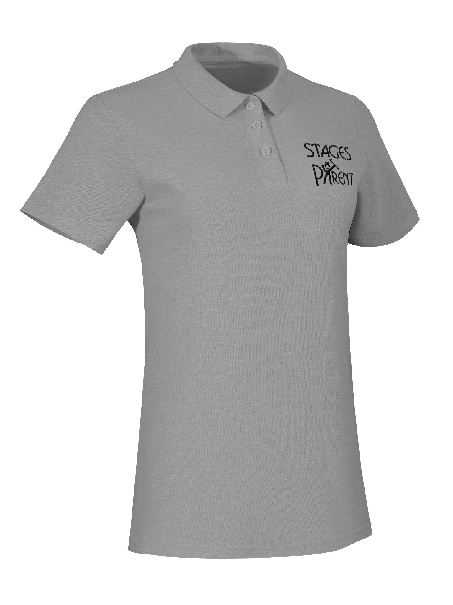 Feminine Polo - Light with Black Embroidered "Stages Parent" product image (8)