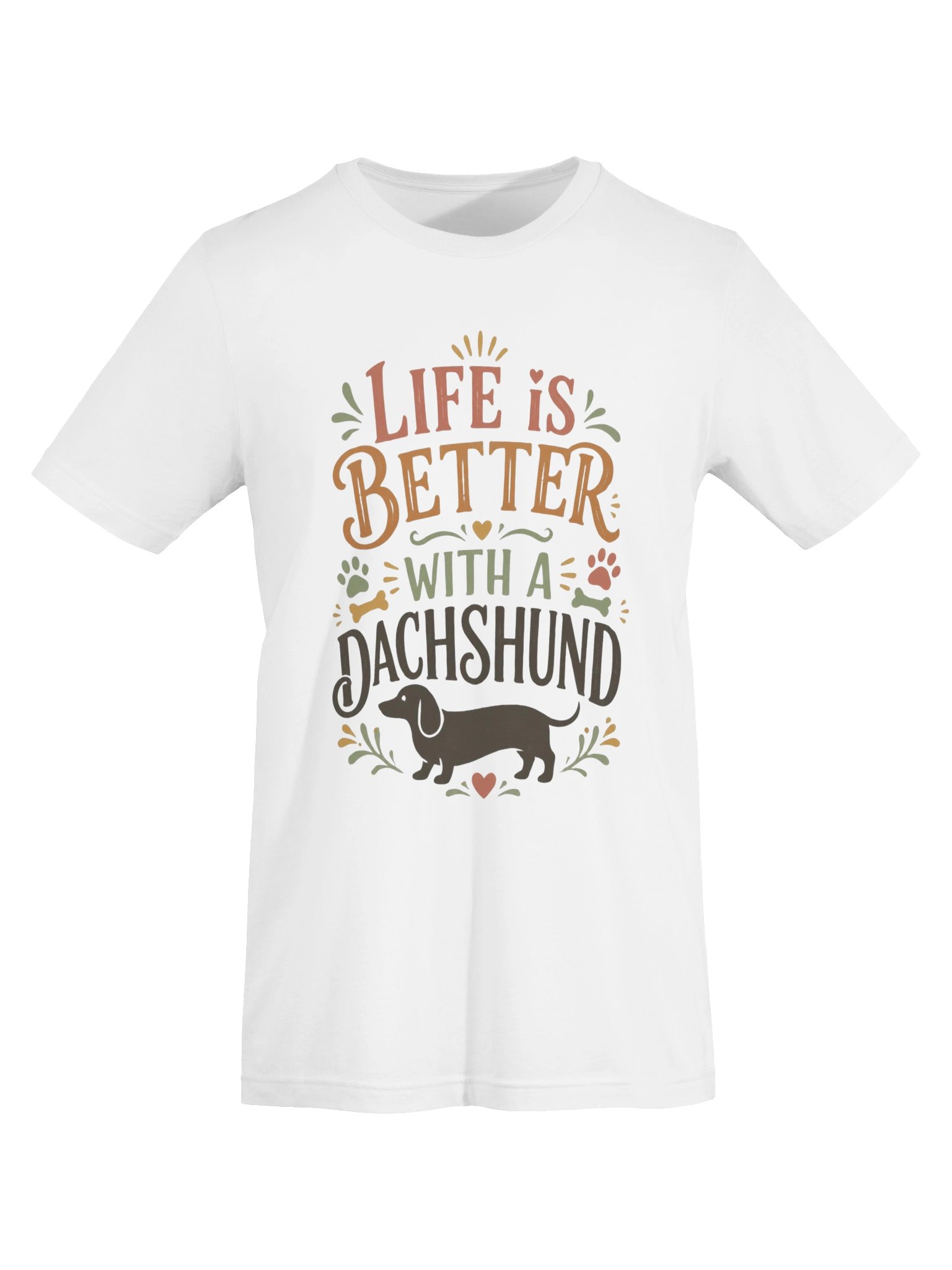 Life Is Better Dachshund Shirt | Dachshund Mom Tee product image (10)