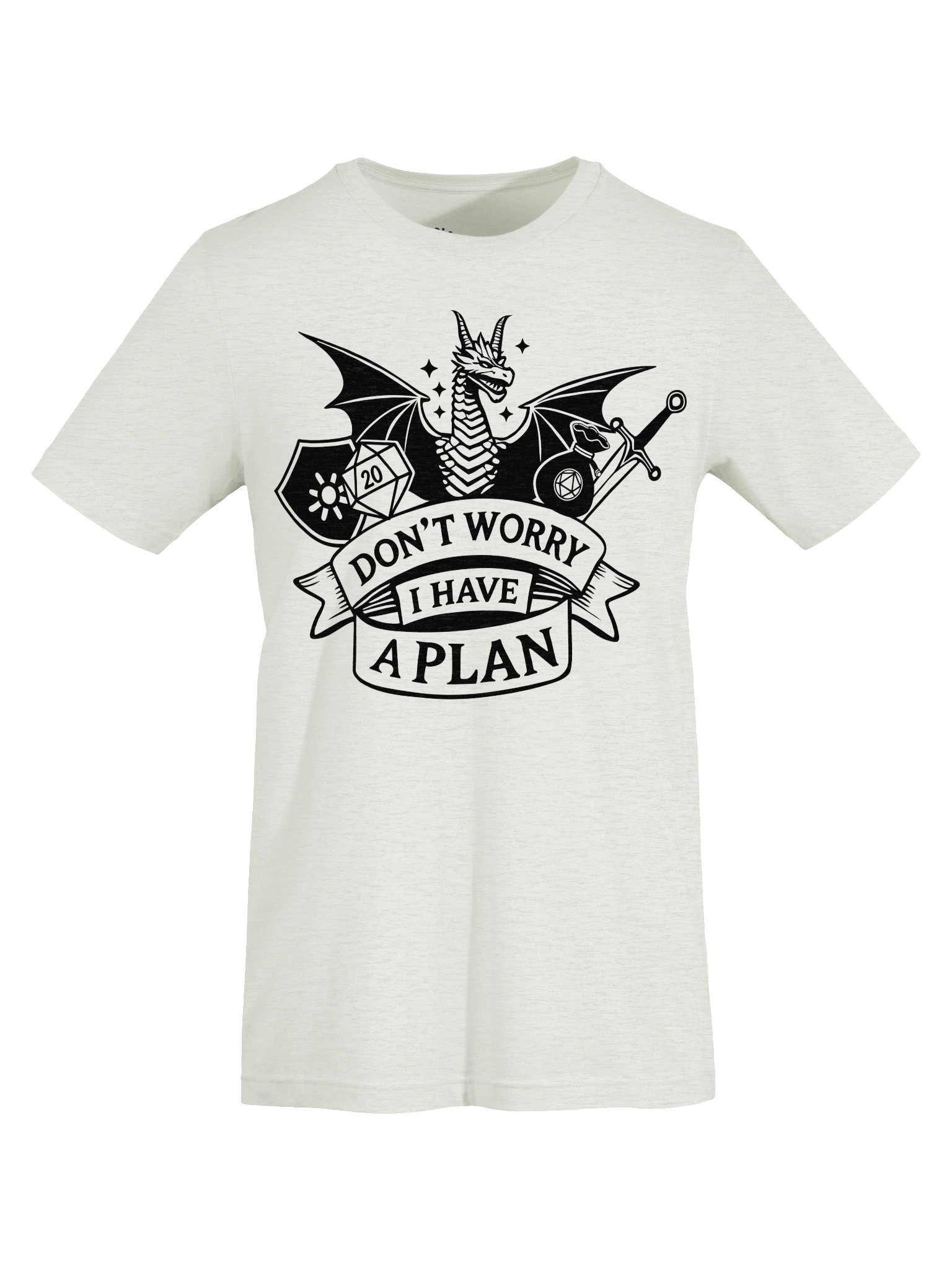 "Don't Worry I Have a Plan" RPG Graphic T-Shirt product image (5)