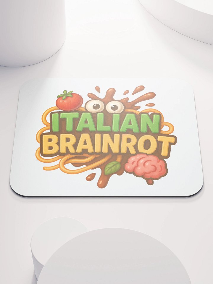 🧠 Italian Brainrot Logo Mouse Pad 🇮🇹 product image (1)