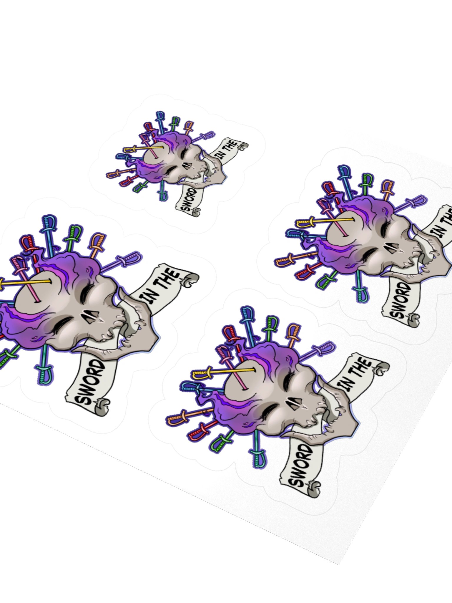 Sword Skully - Sticker Sheet product image (3)