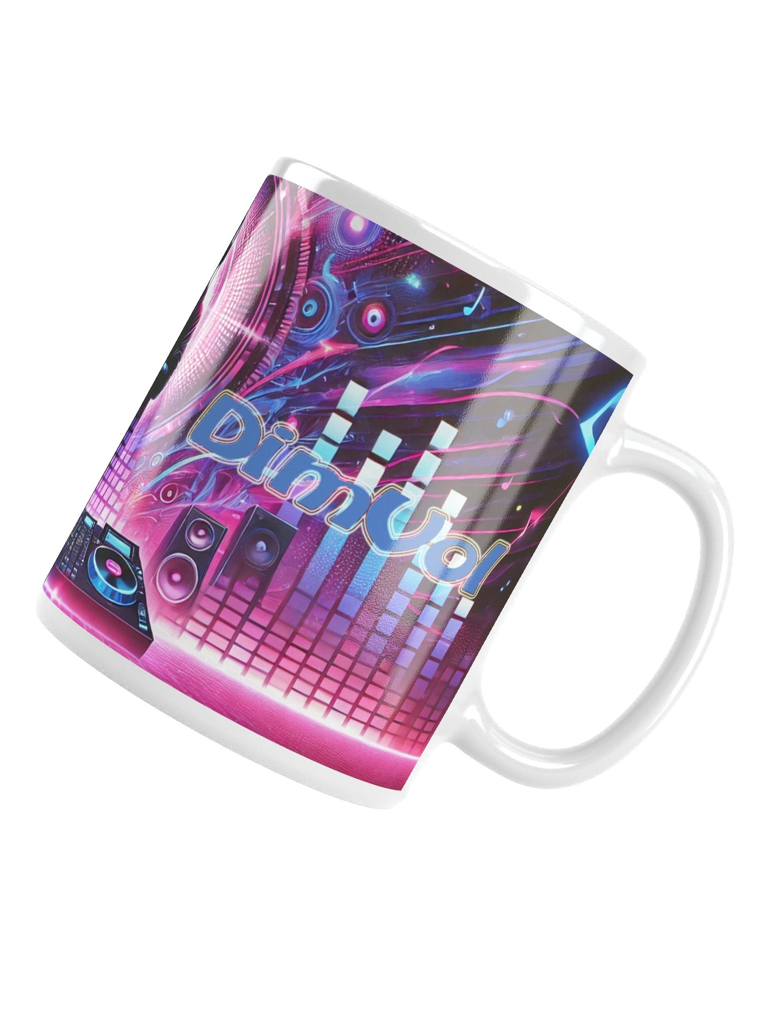 Neon Glossy Mug (DJ DimVol) product image (5)