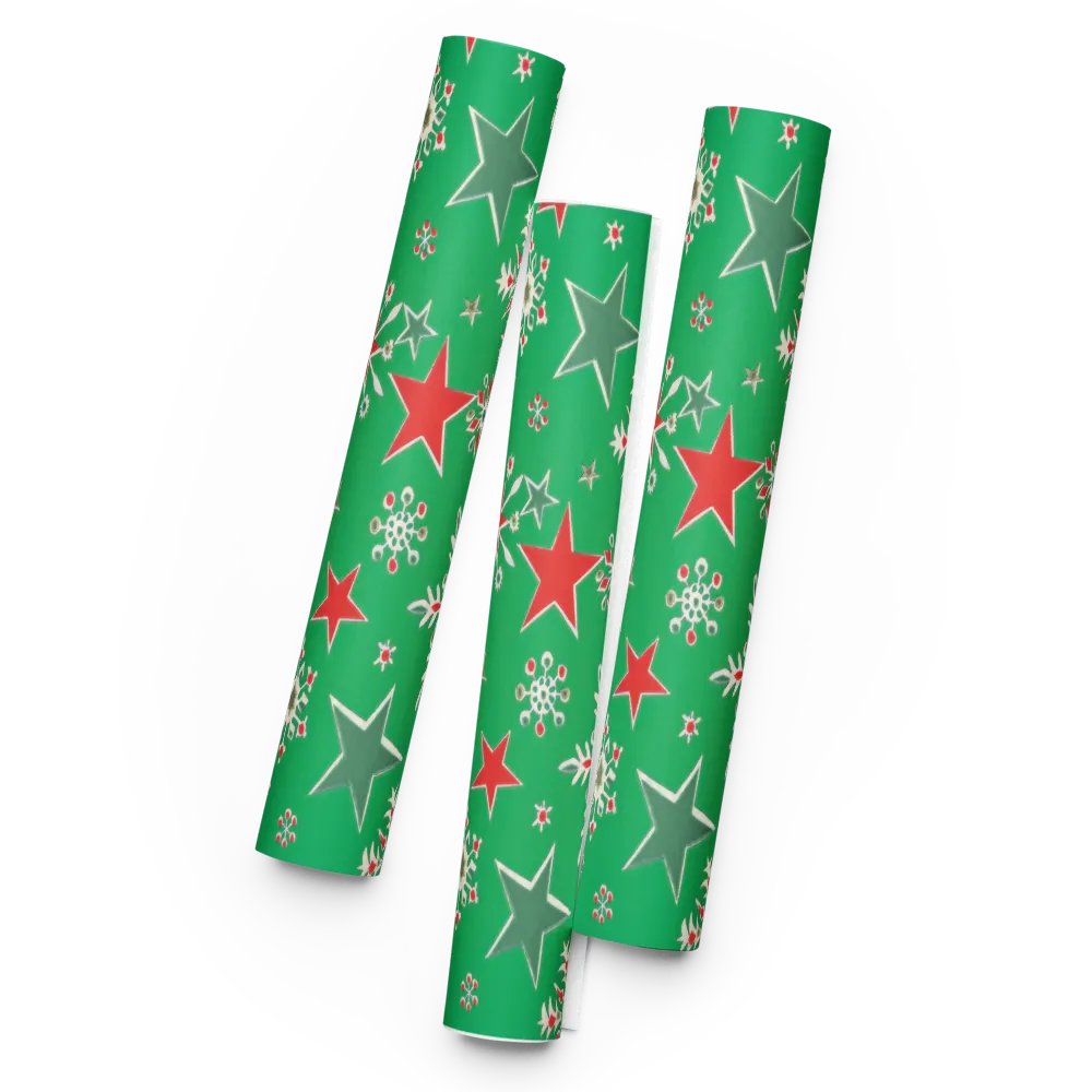 Festive Snowflake Celebration Wrapping Paper Set product image (5)