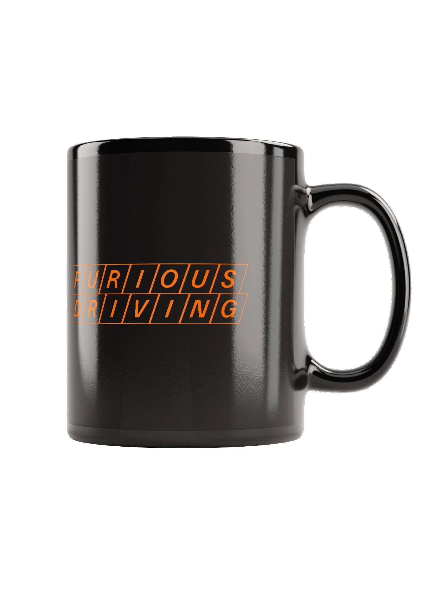 Black Furious Driving logo mug product image (5)