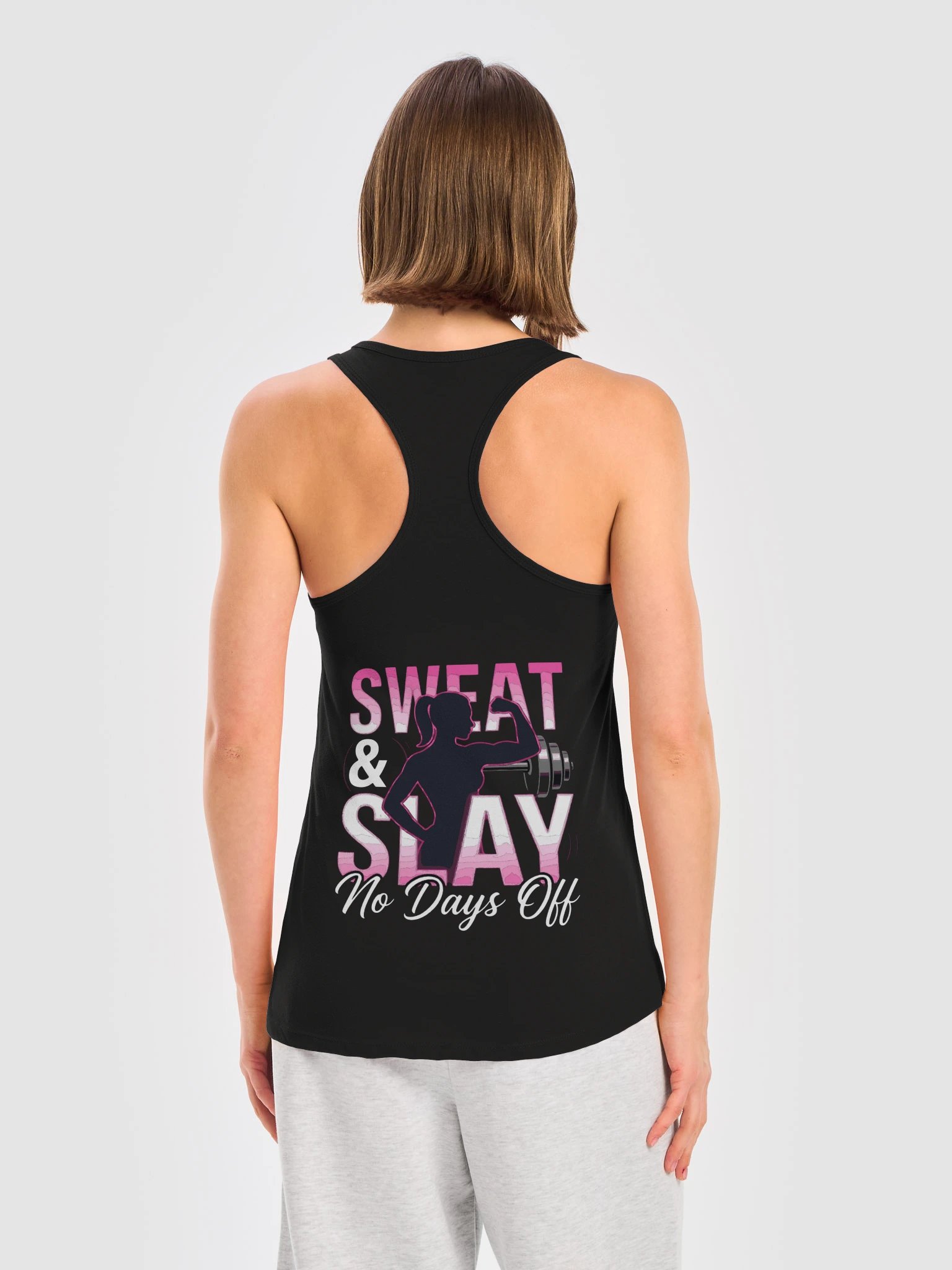 Sweat Stay Women's Racerback Tank – Lightweight Gym Tank for Powerlifters product image (10)