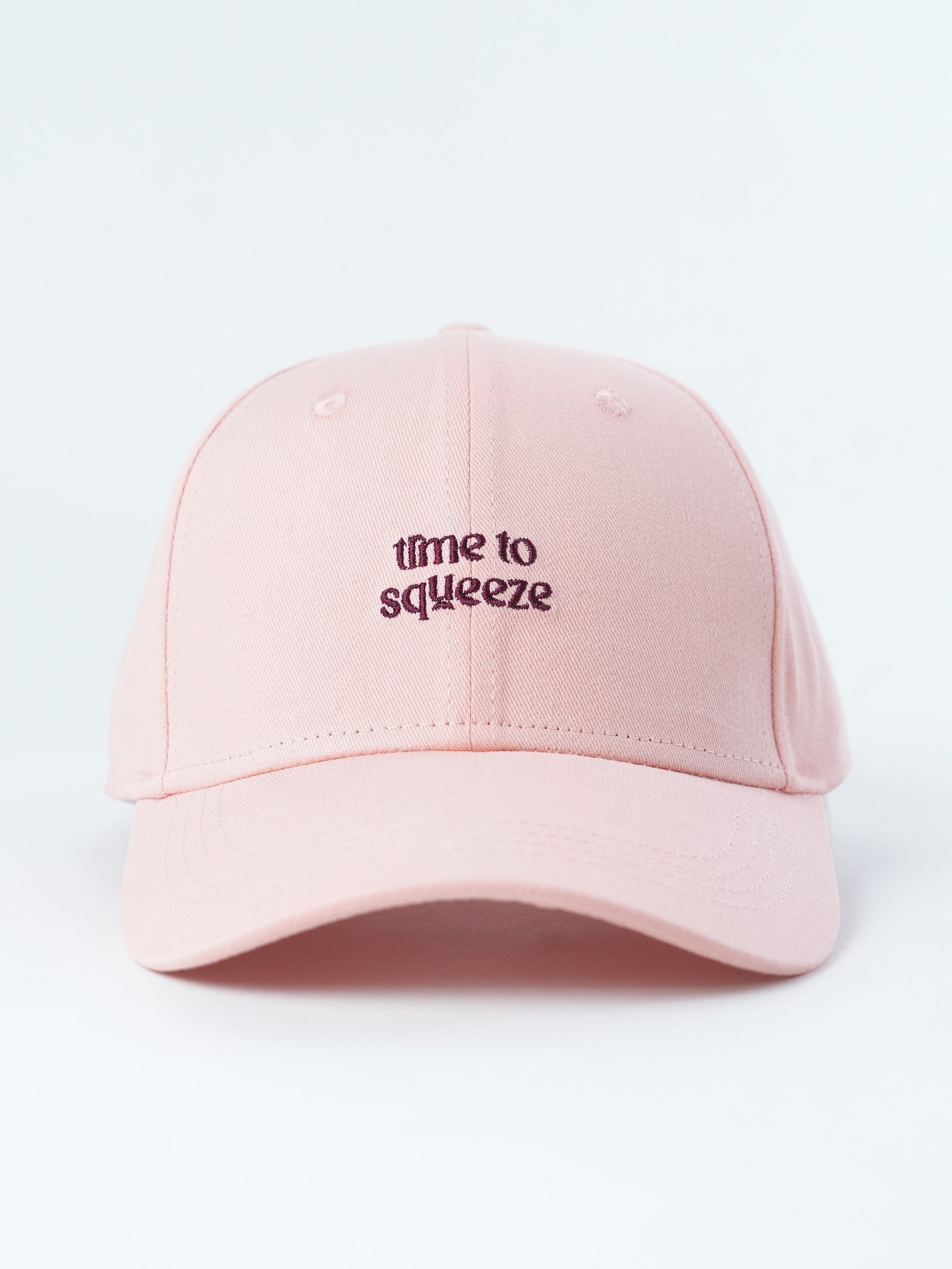 Time to Squeeze Baseball Hat (Peach) product image (1)
