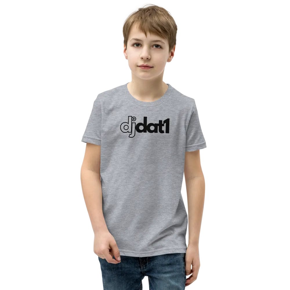[DJDAT1] Youth T-Shirt (black logo) product image (5)
