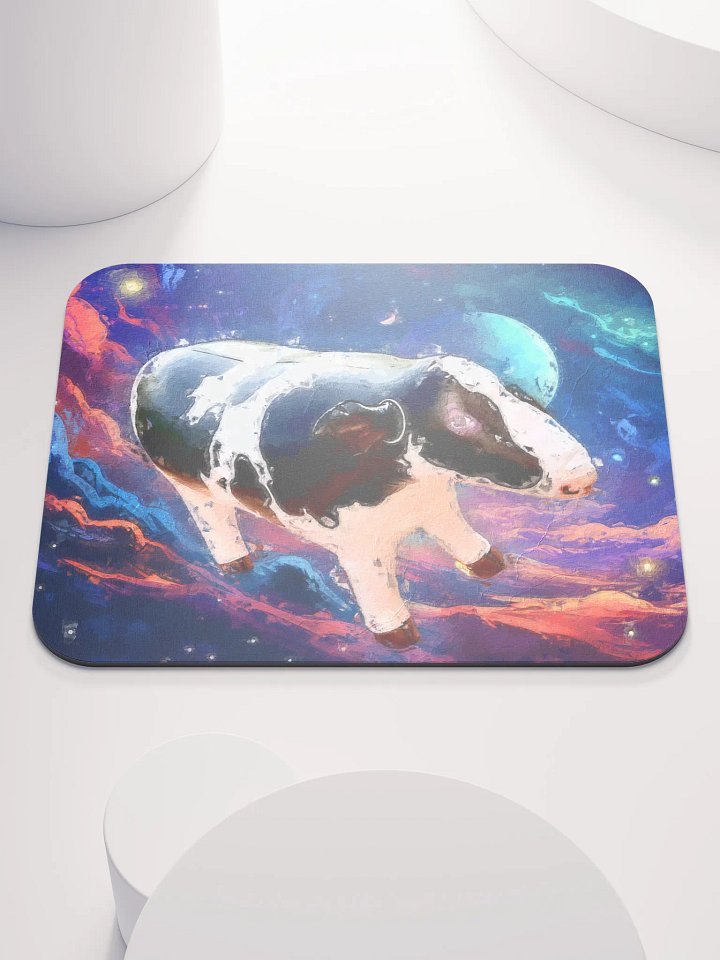 U.F.C. (Unidentified Flying Cow) Mouse Pad product image (1)