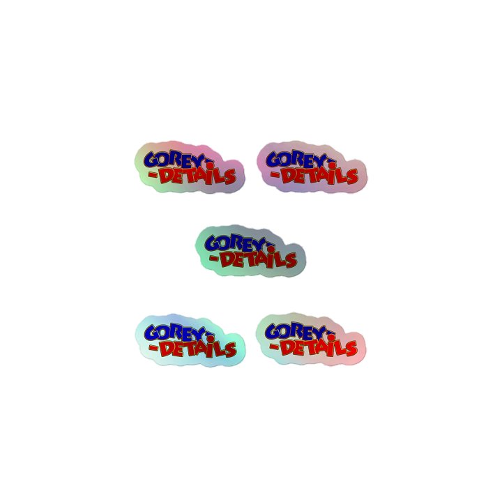 Bear and Bird - Kiss-Cut Holographic Sticker Sheet product image (1)