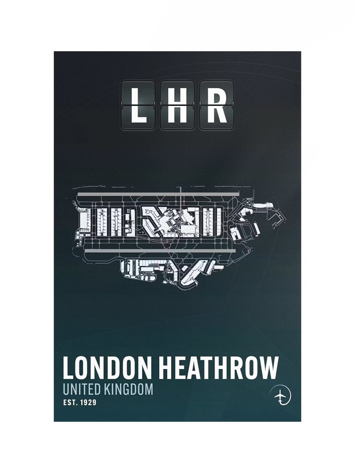 London LHR Poster product image (1)
