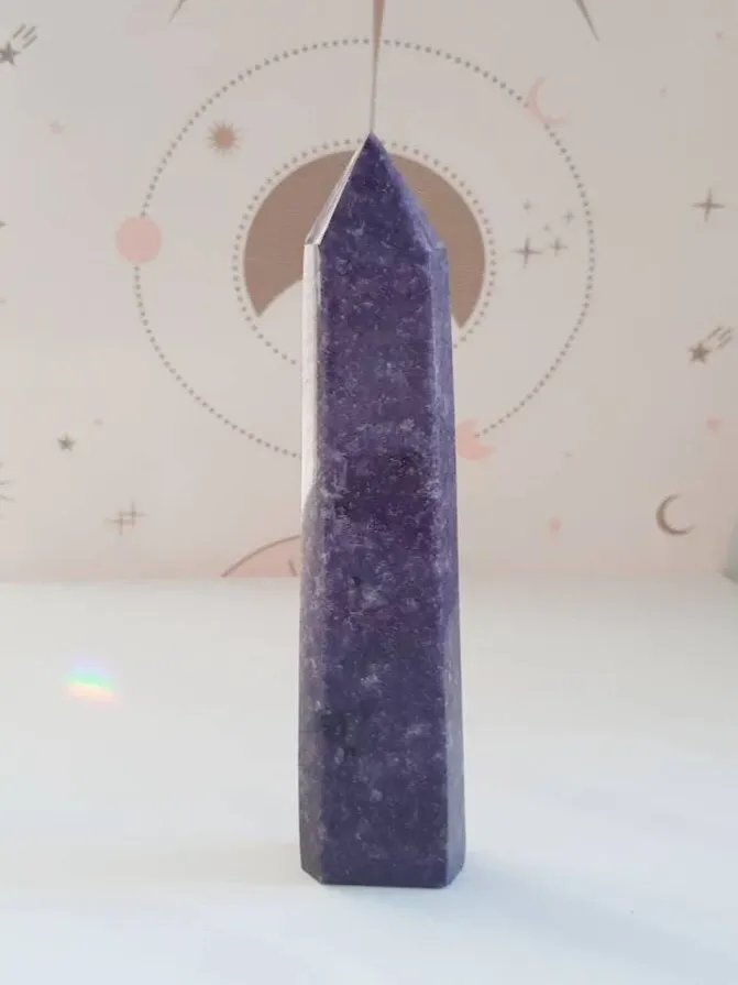 16.25 cm lepidolite tower product image (1)