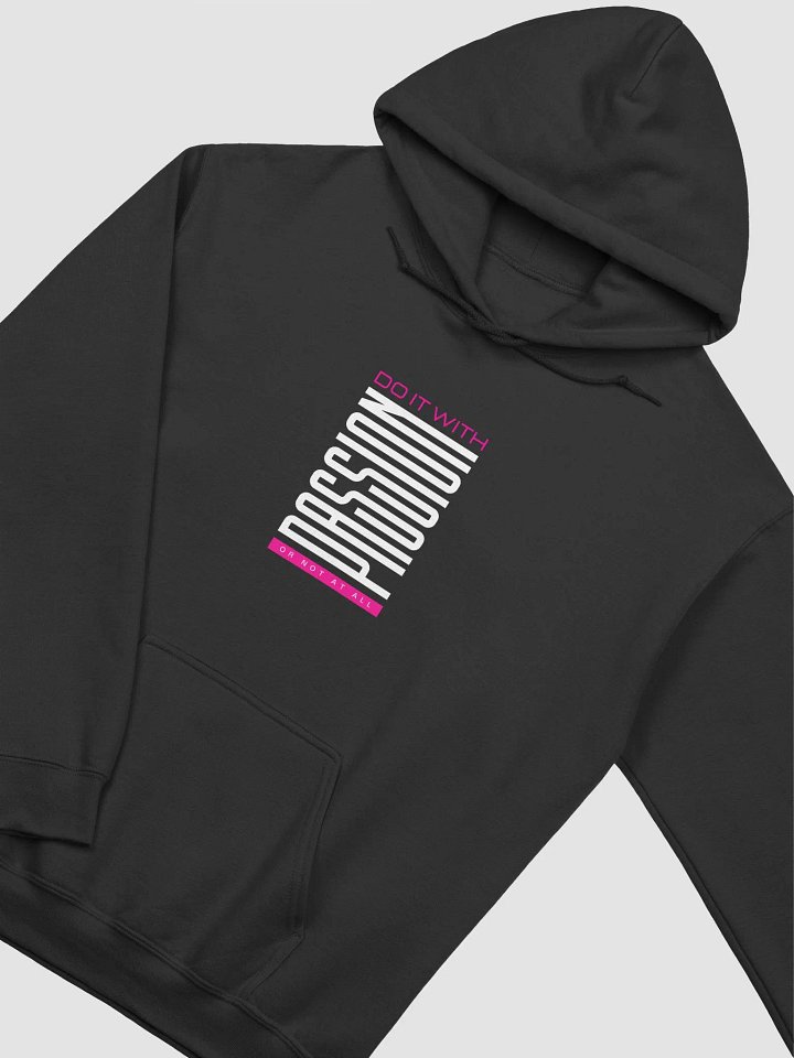 Pink bold 'do it with' and 'or not at all' Hoodie product image (1)