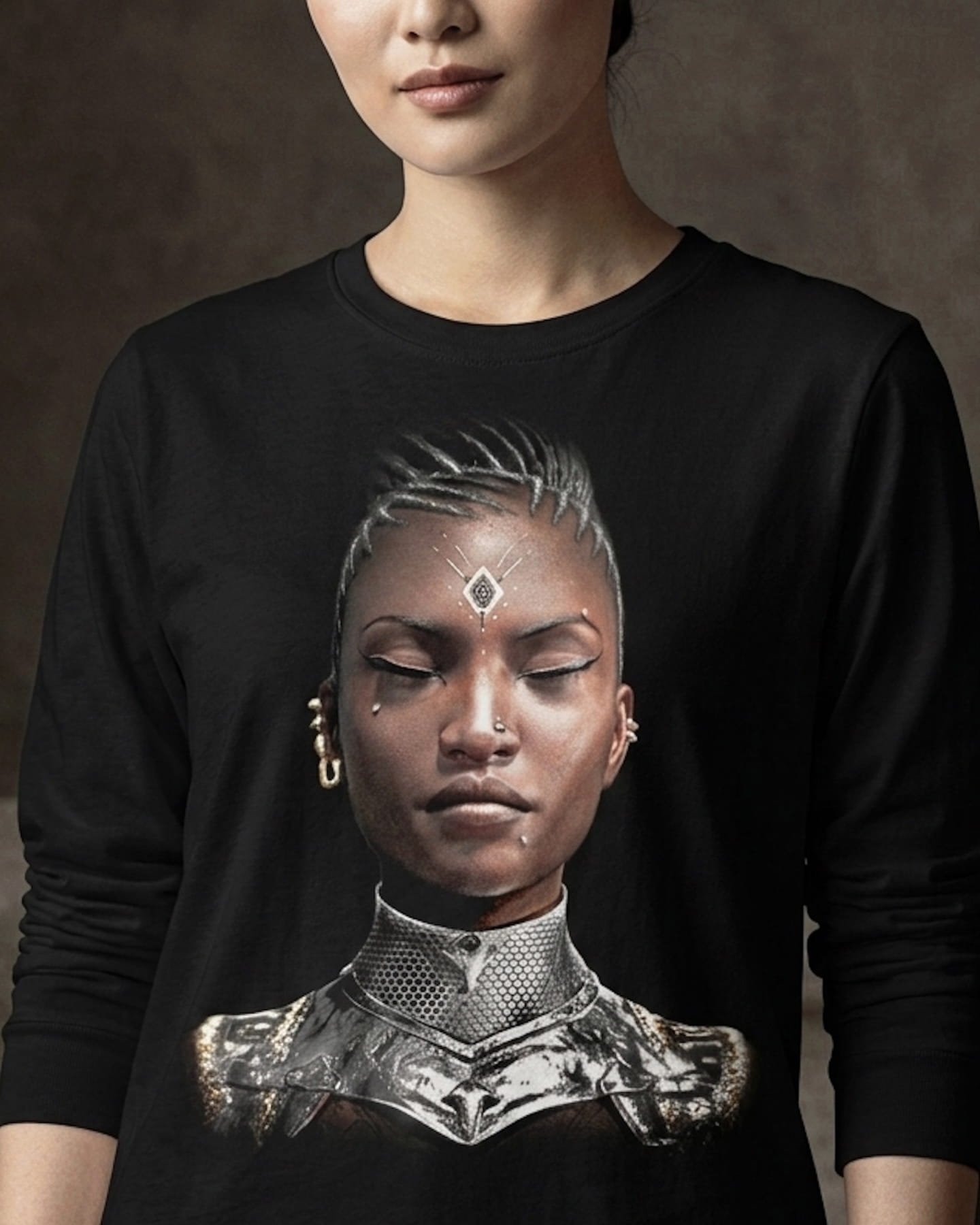 Queen Amanikhatashan · Comfort Colors Garment-Dyed Long Sleeve T-Shirt product image (5)