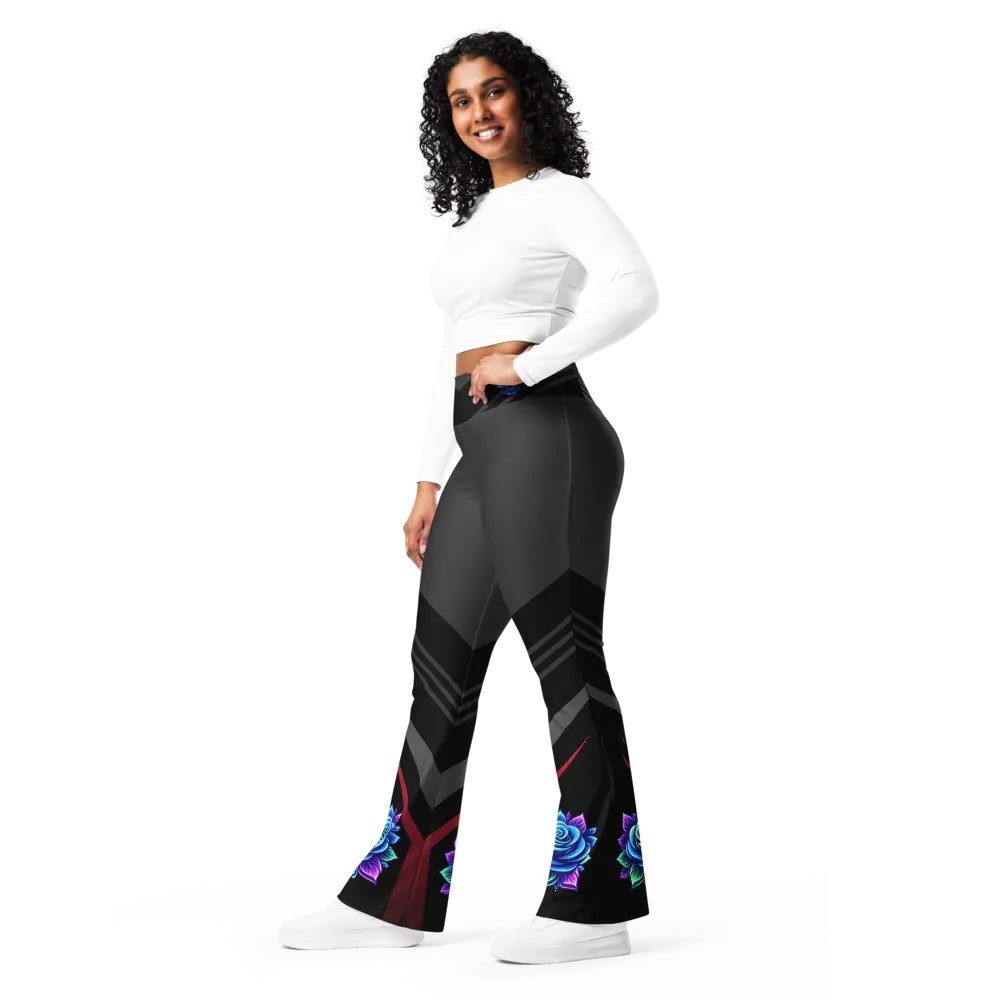 Dull Rose Flare Leggings product image (1)