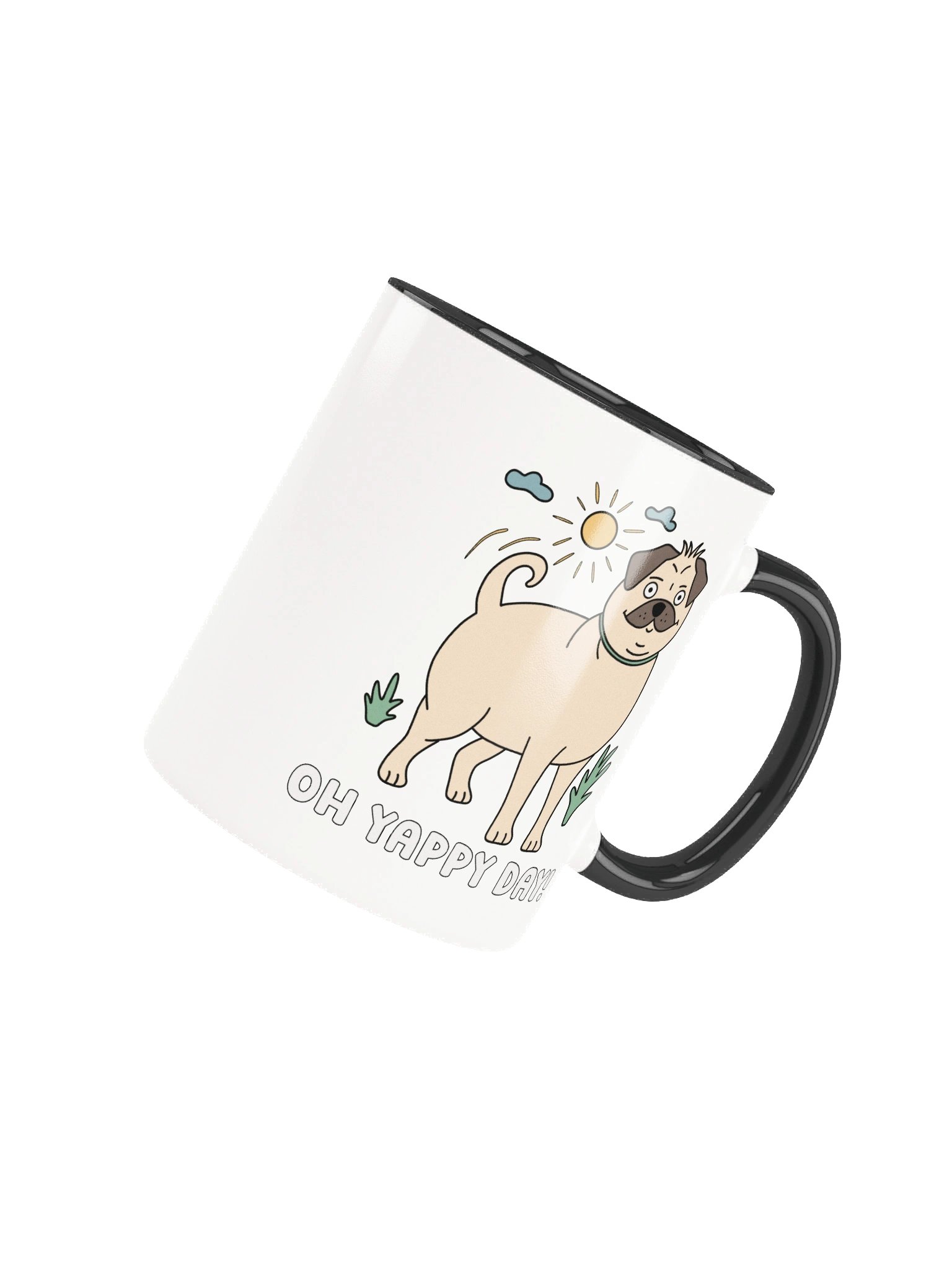 Oh Yappy Day Pug Mug product image (4)