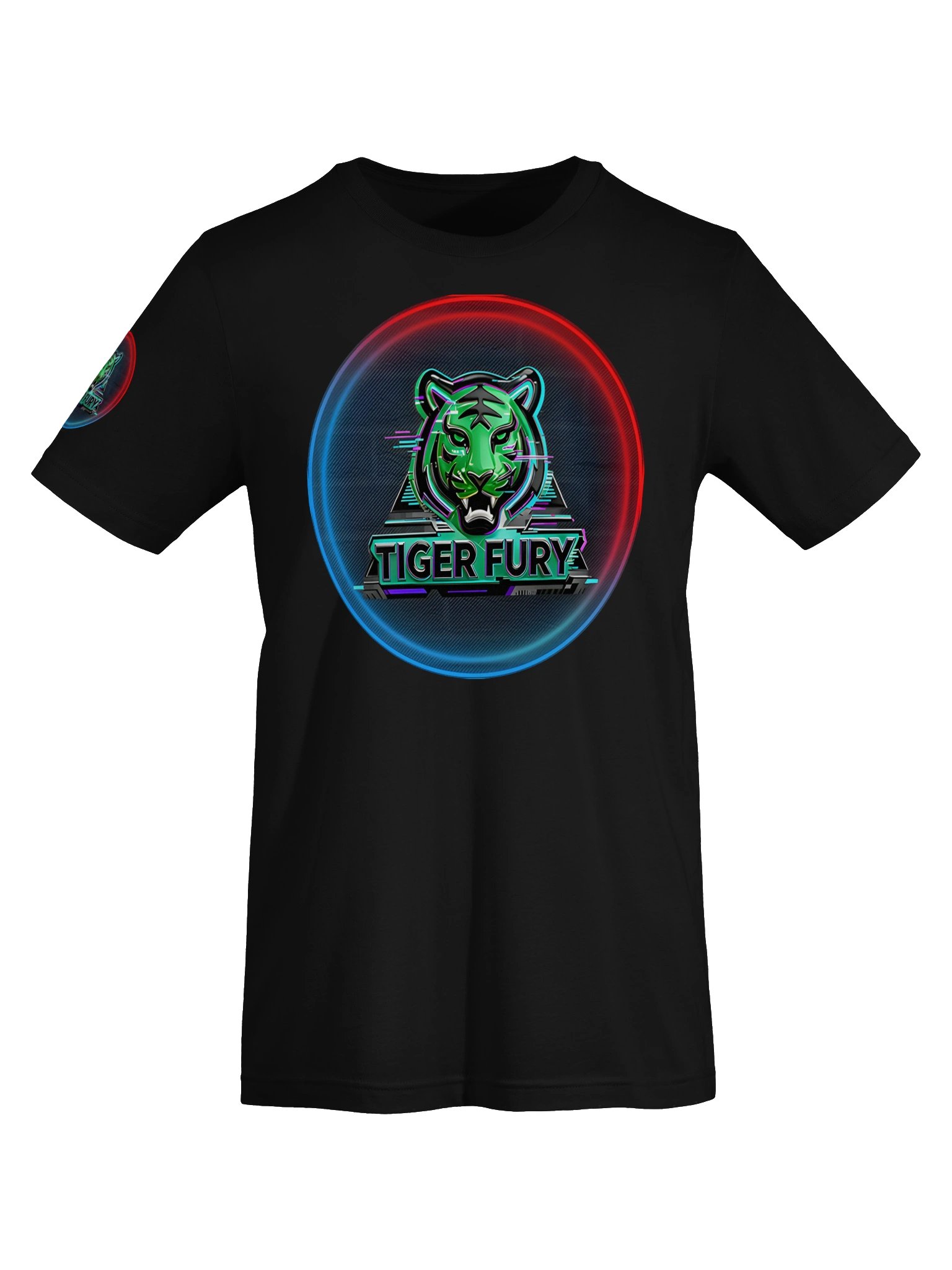 Tiger Fury Neon Logo (Printed) Alt Tee product image (51)