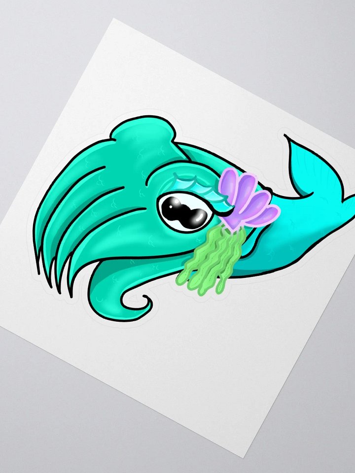 !Merfish Mermaid Cuttlefish Sticker product image (1)