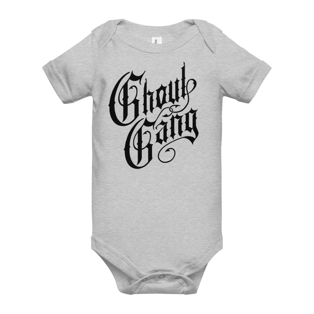 Ghoul Gang Onesie (black print) product image (4)