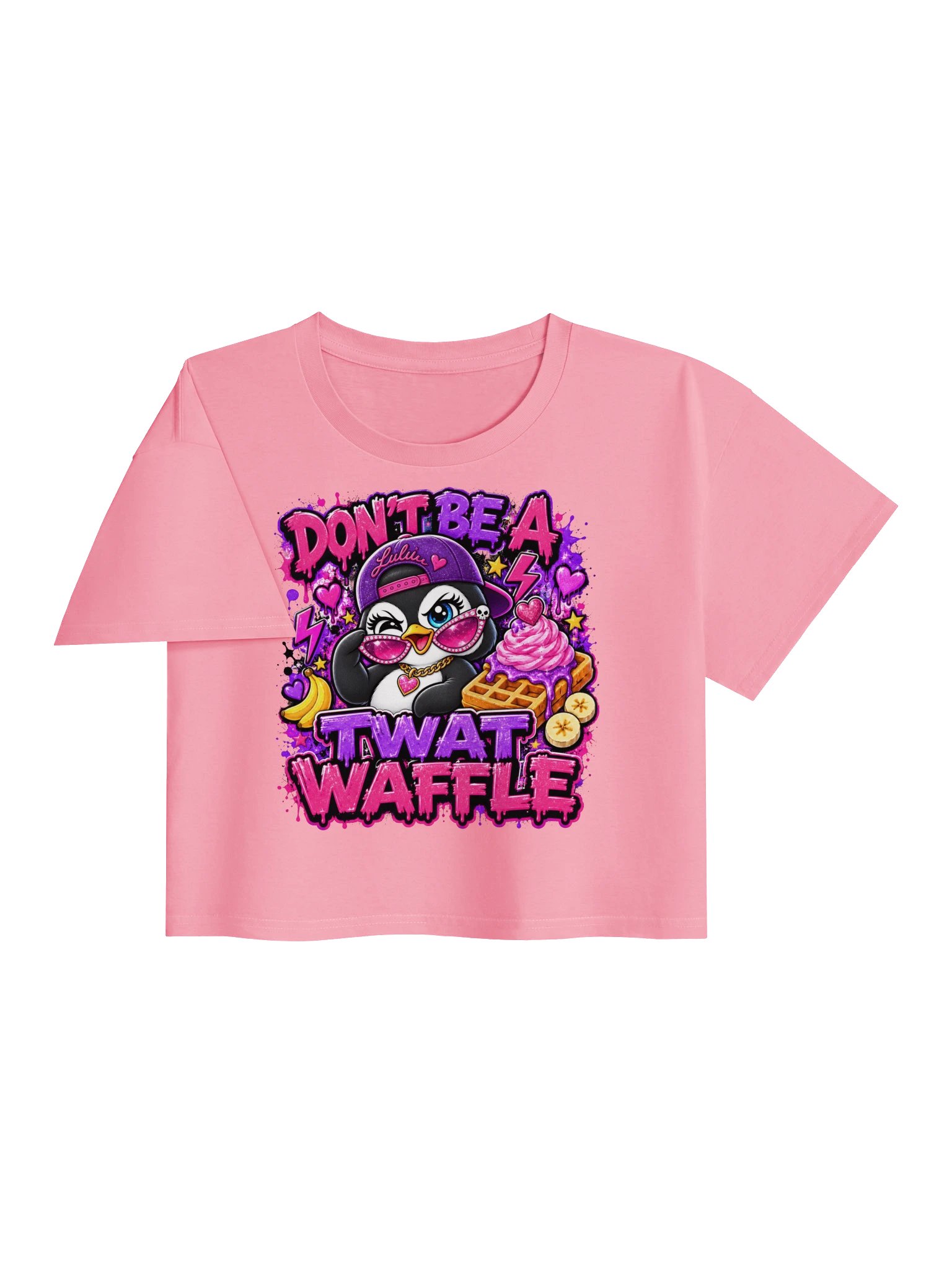 Don't Be A Twat Waffle Lulu Crop Top product image (13)