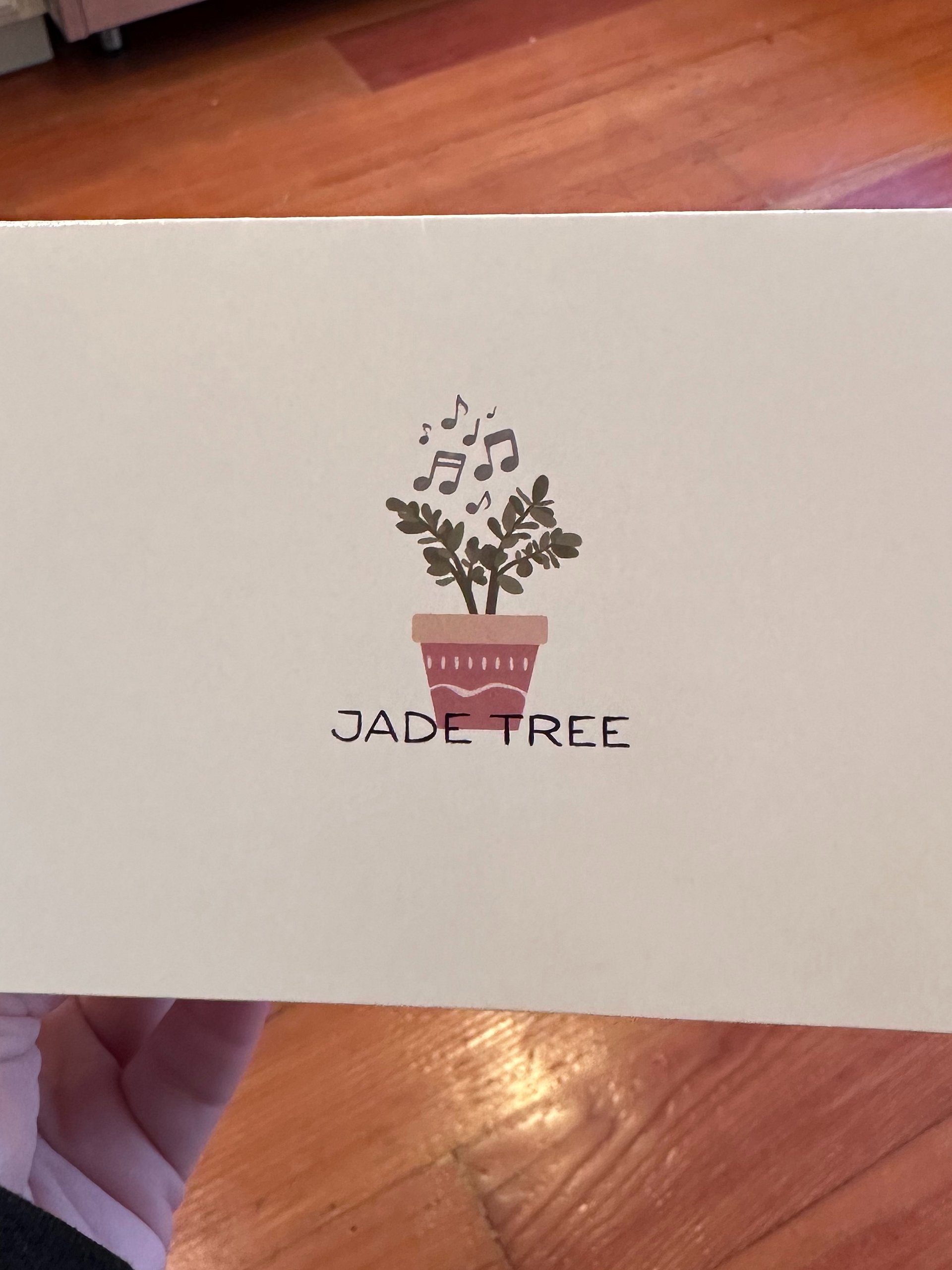 Blank jade tree Stationary Card product image (4)