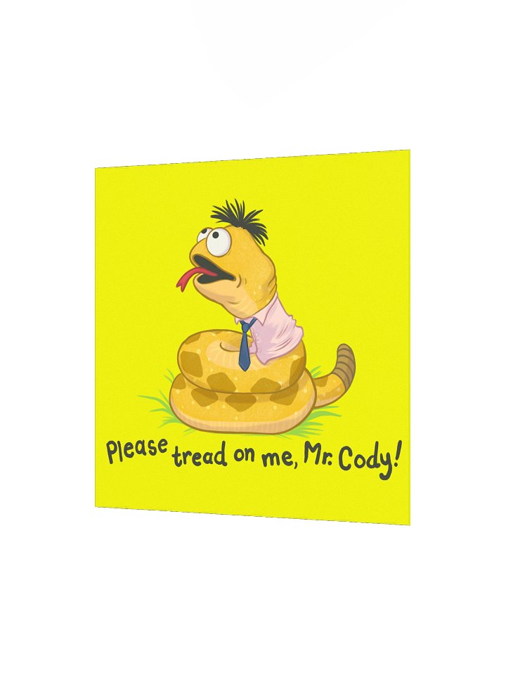 Warmbo "Please Tread On Me" Poster product image (5)