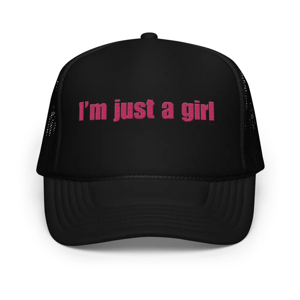Just a girl trucker hat product image (1)