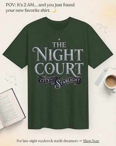 Welcome to the Night Court: City of Starlight ✨🌙

POV: You don’t just read fantasy. You live there.

For the romantasy girlie...