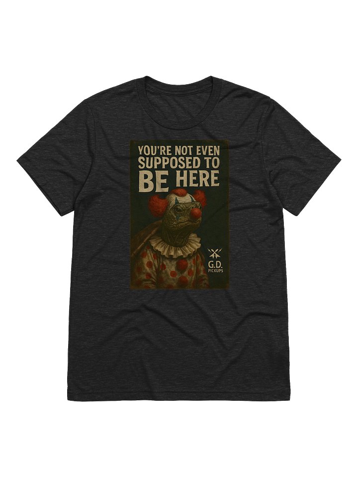 LIMITED EDITION: G.D. Pickups “Clown Turtle” Artwork Short Sleeve Tri-Blend product image (2)