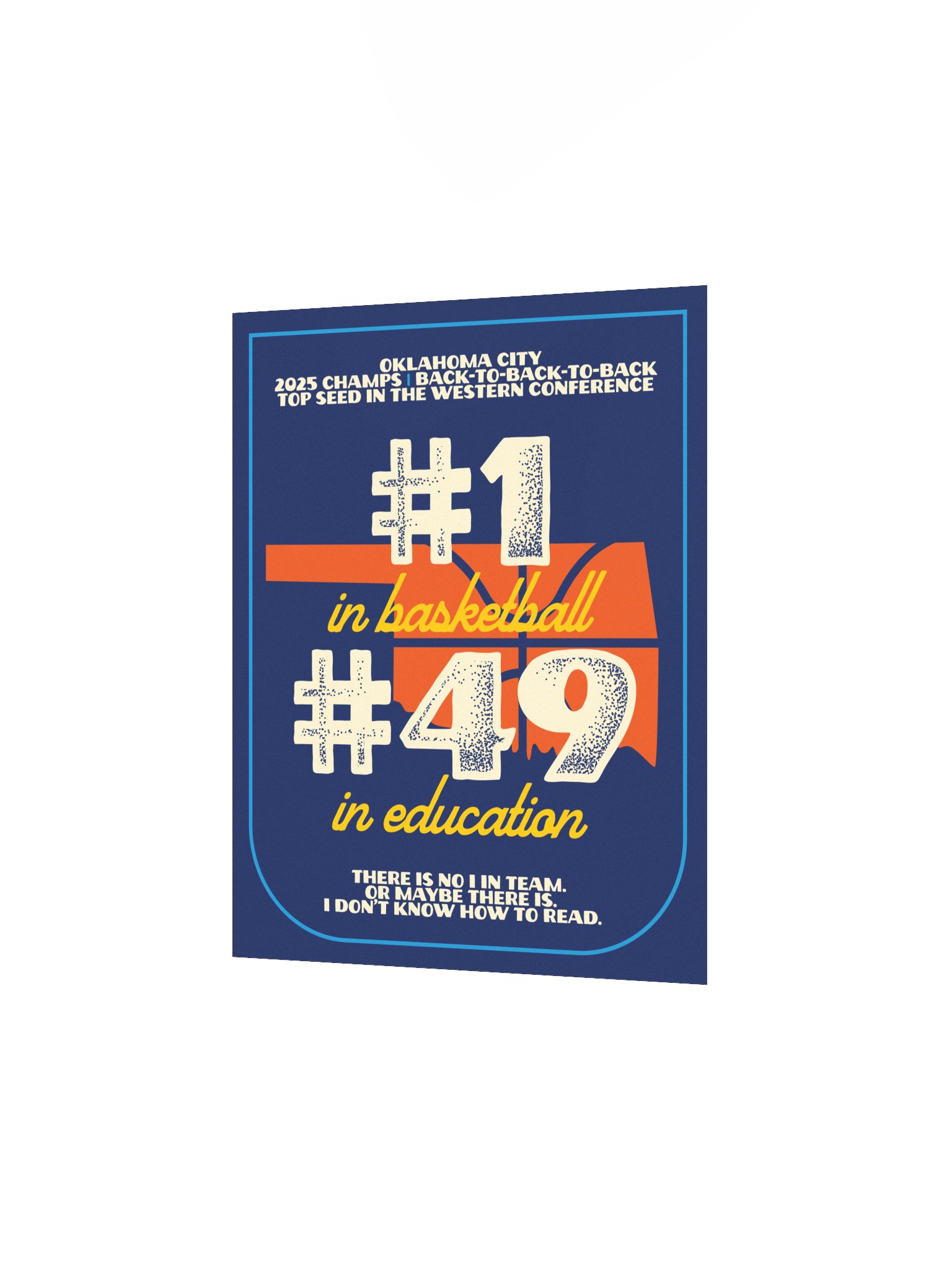 Oklahoma State Rankings Art Print product image (3)