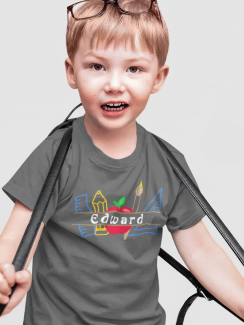 Personalized Back-to-School Kids Shirt product image (4)