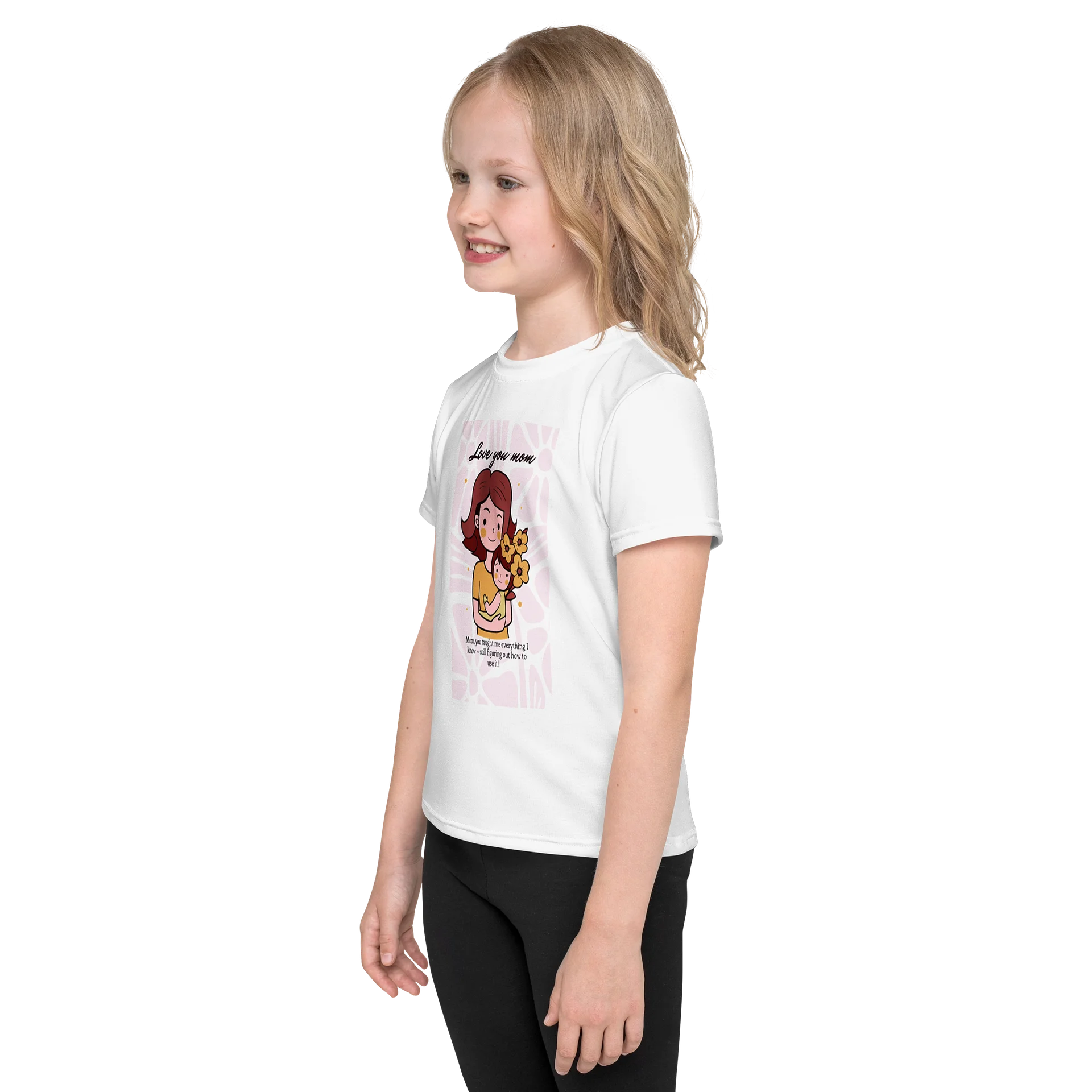 Love You Mom Vintage Style Tee product image (3)