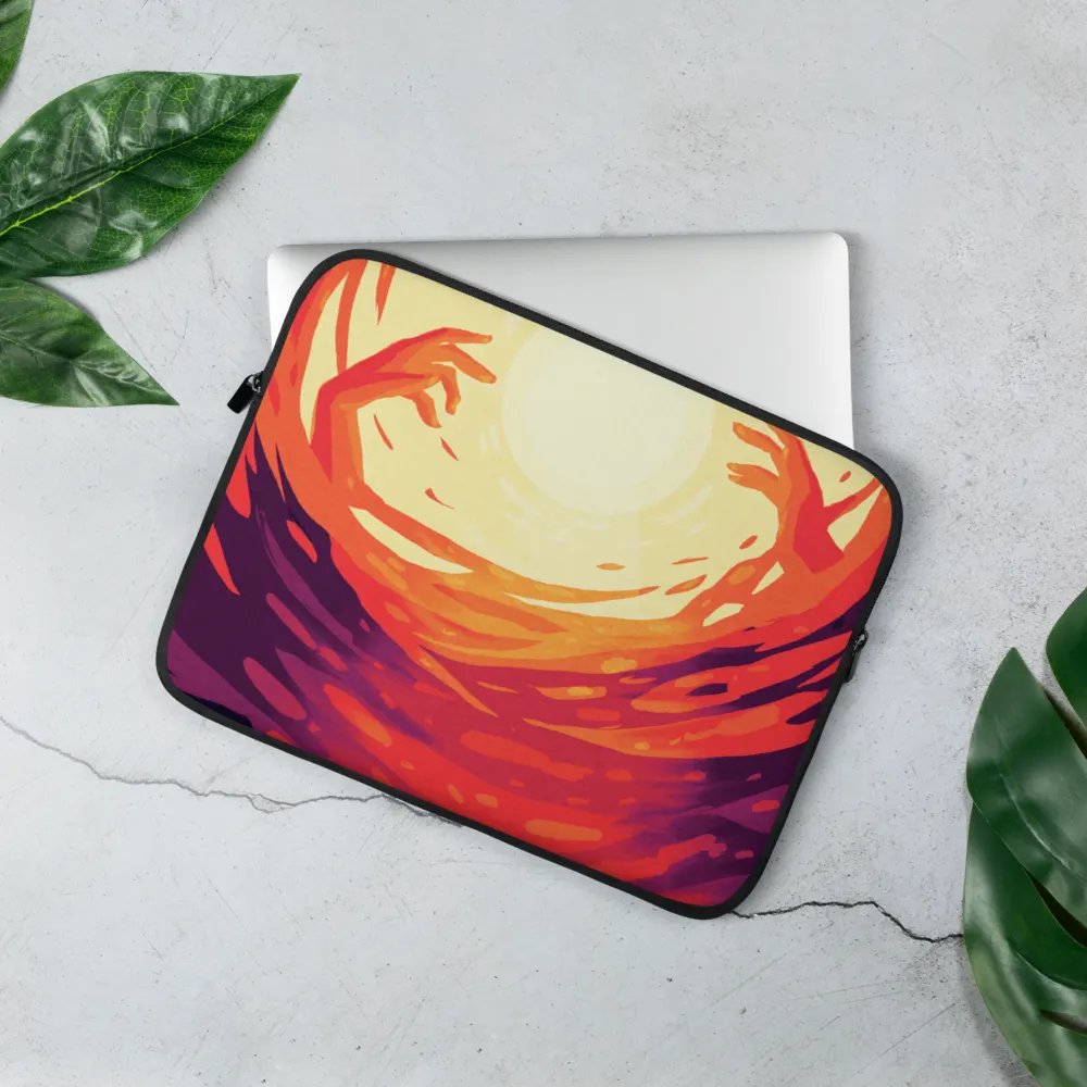 Lava Hands Laptop Case product image (3)