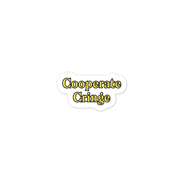 Cooperate Cringe Sticker product image (1)