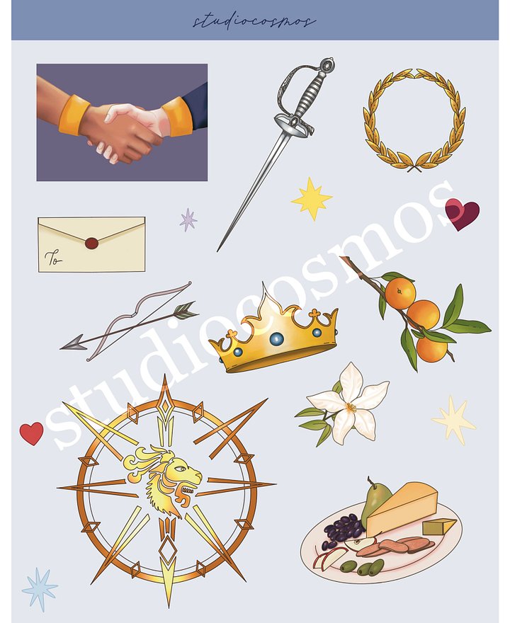 Capri - The Journey: Sticker Sheet product image (1)