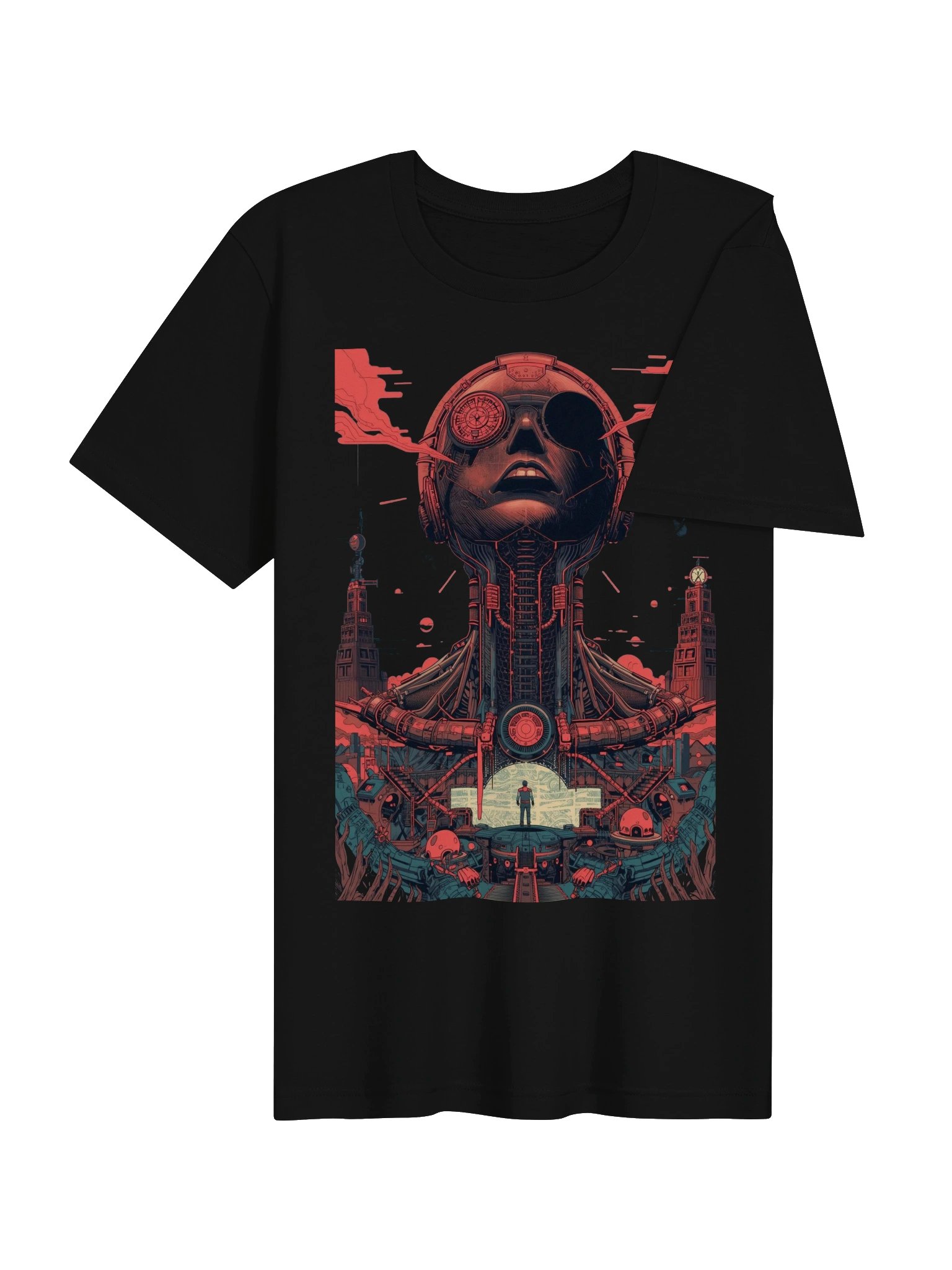 Cyberpunk Giant Head Lightweight T-Shirt product image (7)