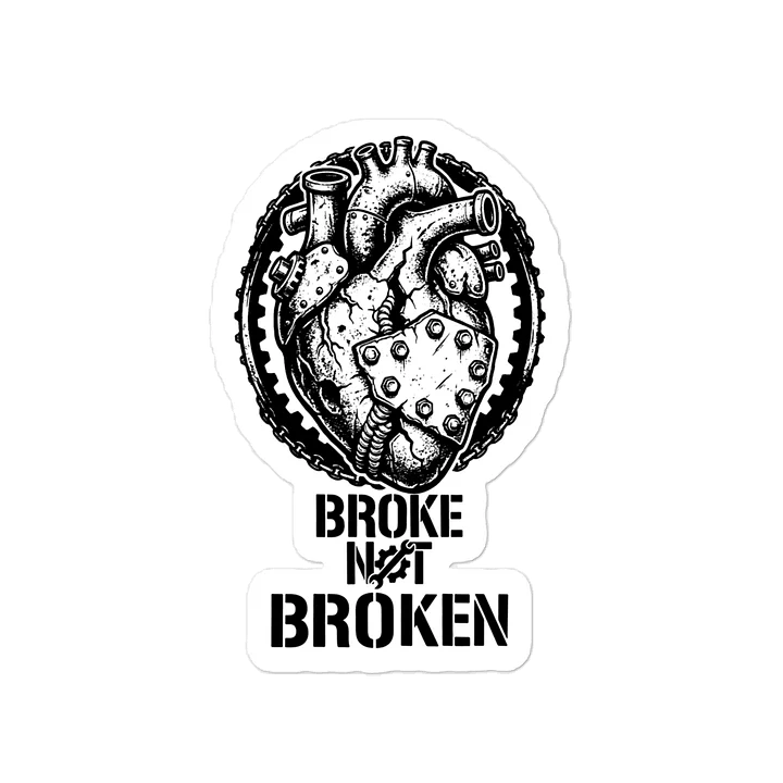Stacked Emblem - Sticky Spec | Broke Not Broken product image (2)