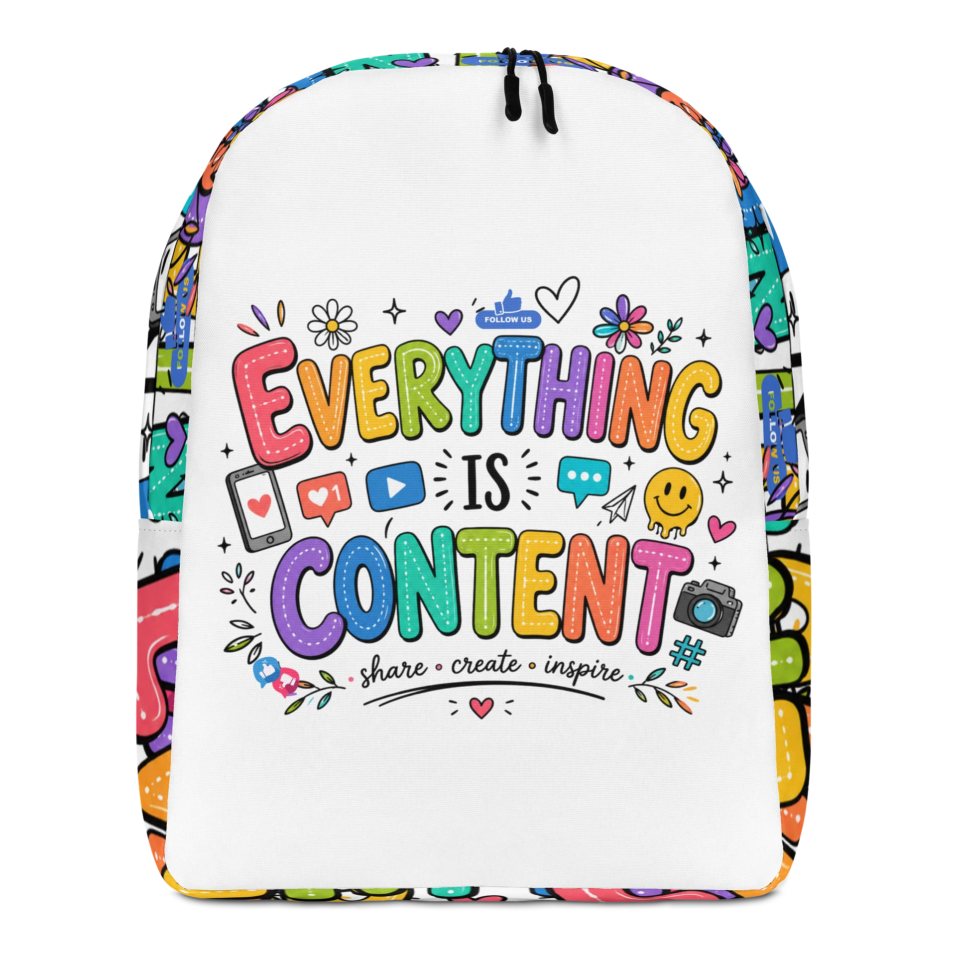 Everything Content Minimalist Backpack product image (1)