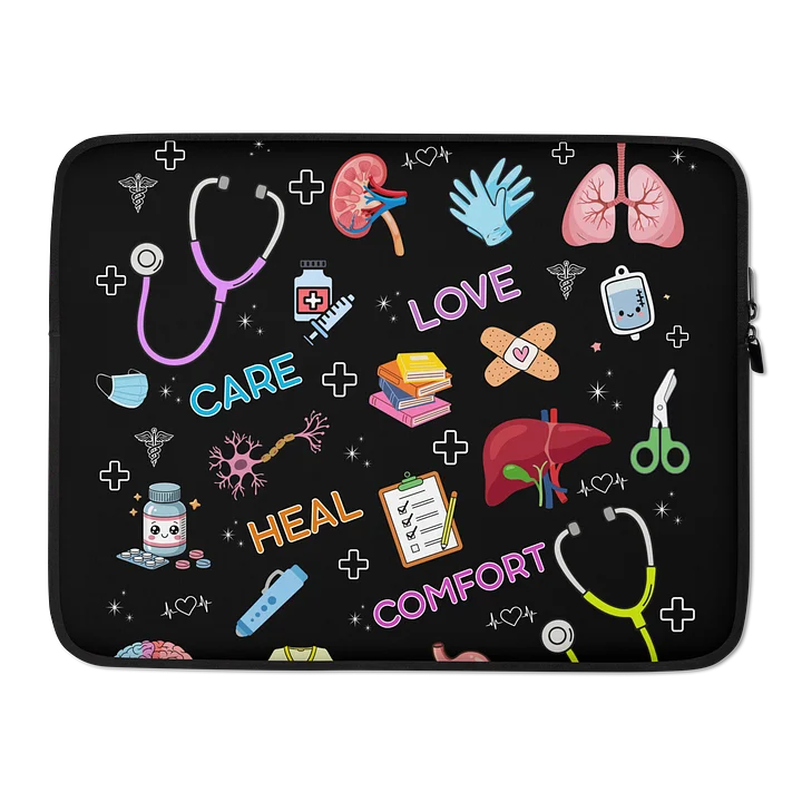 Nursing Student Laptop Sleeve | Medical Laptop Case for Nursing School & Clinicals product image (2)