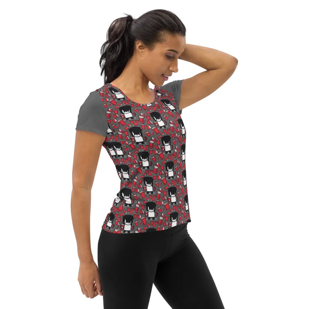 Cartoon Character All-Over Print Athletic Tee product image (4)
