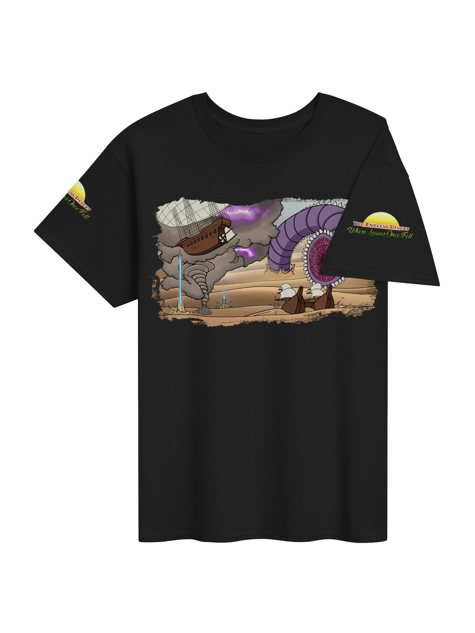 Gildan Unisex - Endless Desert T-shirt (Front, Back, Sleeves) product image (4)