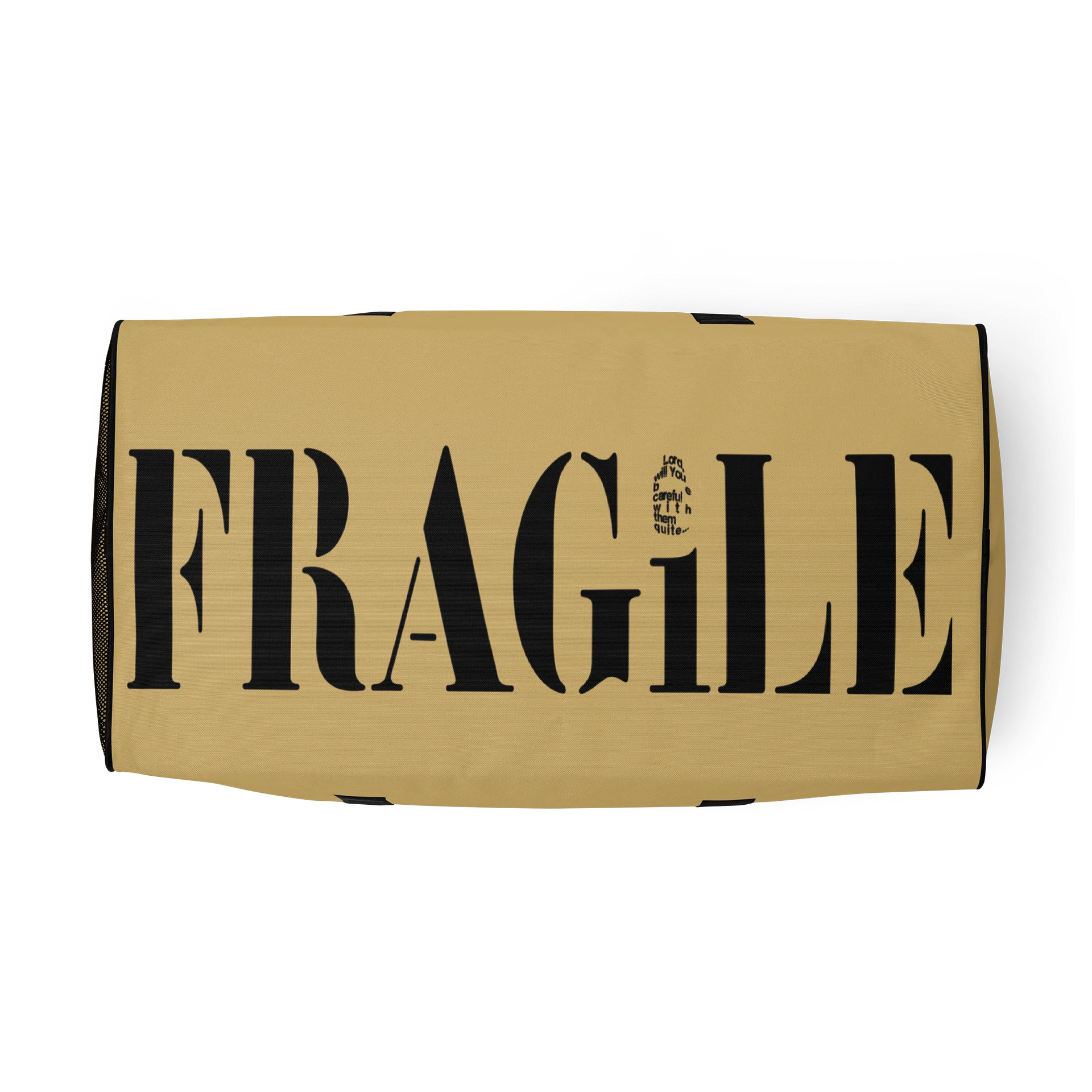 FRAGiLE Tan Duffel Bag product image (5)