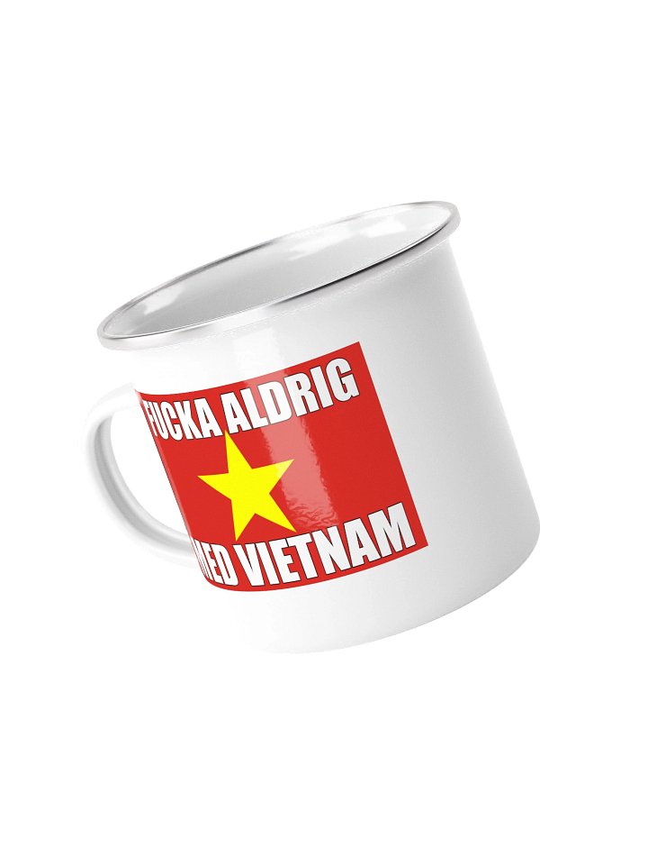 Fucka aldrig med Vietnam (Emaljmugg) product image (1)