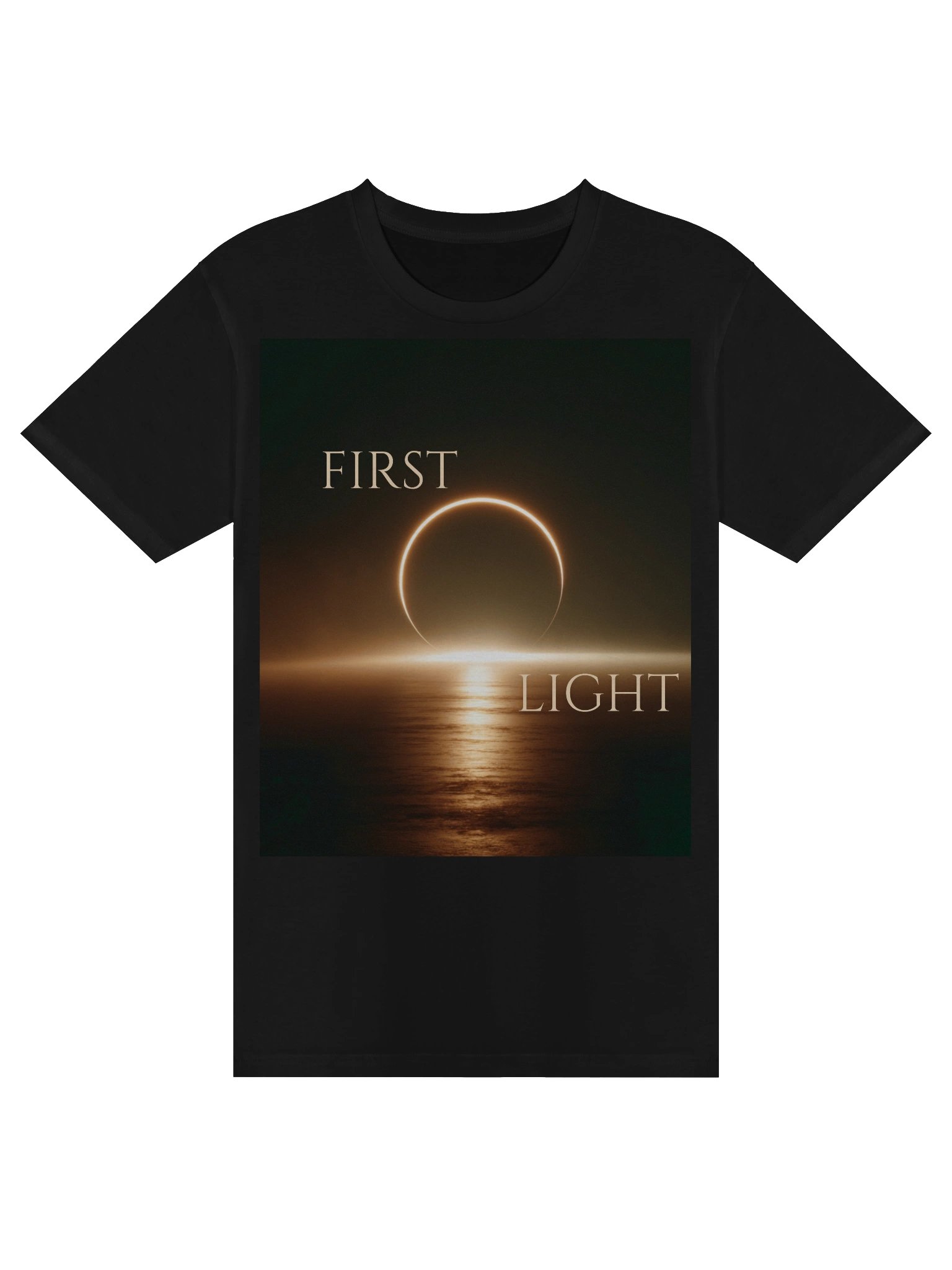 First Light — Minimalist Golden Horizon Tee product image (1)