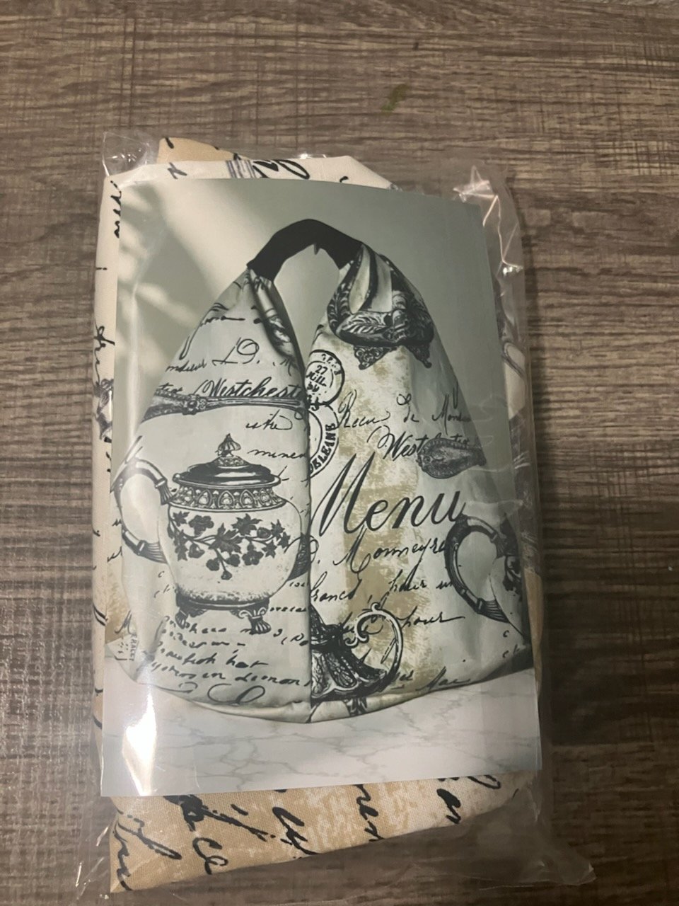 French Bistro (Menu & Teapots)- Grab N Go Small Tote product image (2)