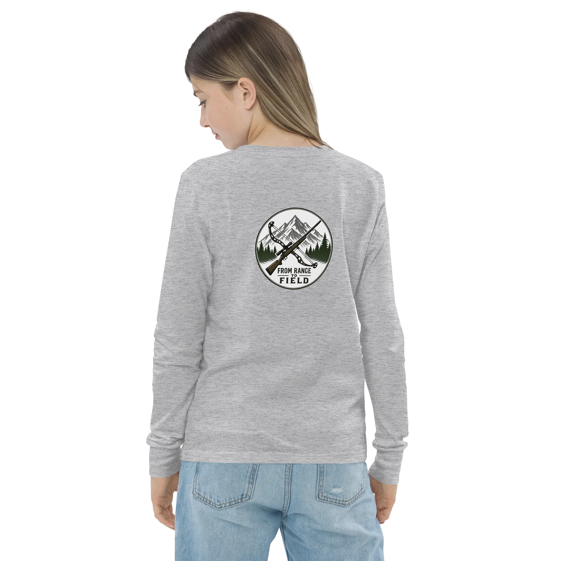 Elk I Think? Youth Long‑Sleeve Tee — From Range To Field product image (23)